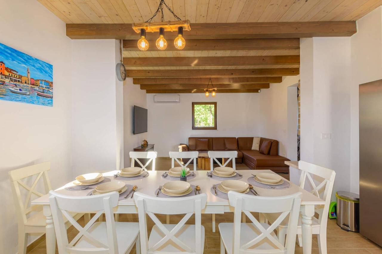 Villa David - Luxurious Secluded Villa With A Heated Pool Butkovici  Ngoại thất bức ảnh